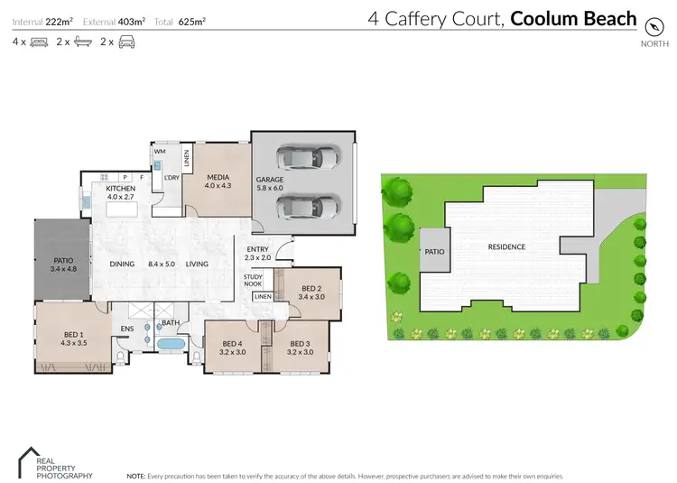 Floorplan of Homely house listing, 4 Caffery Court, Coolum Beach QLD 4573