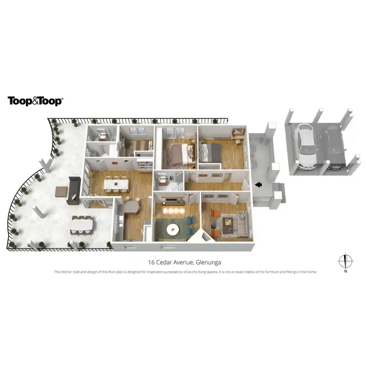 Floorplan of Homely house listing, 16 Cedar Avenue, Glenunga SA 5064
