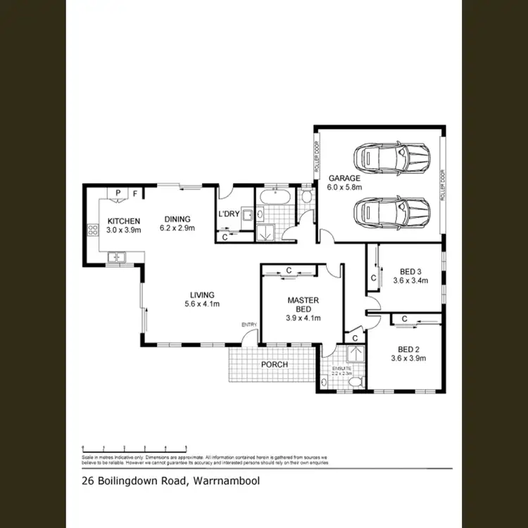Floorplan of Homely house listing, 26 Boiling Down Road, Warrnambool VIC 3280