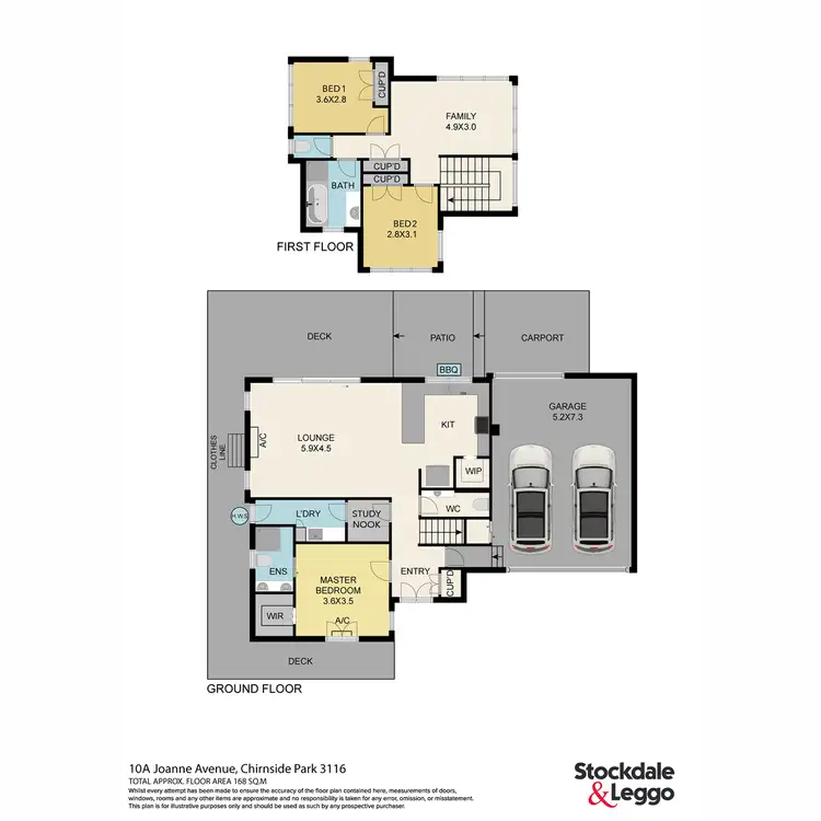 Floorplan of Homely house listing, 10A Joanne Avenue, Chirnside Park VIC 3116