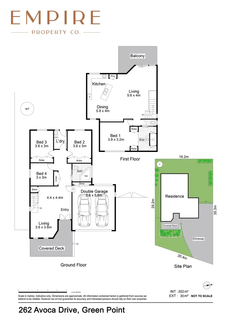 Floorplan of Homely house listing, 262 Avoca Drive, Green Point NSW 2251