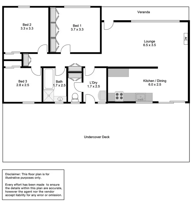 Floorplan of Homely house listing, 27 Baillie Drive, Port Lincoln SA 5606