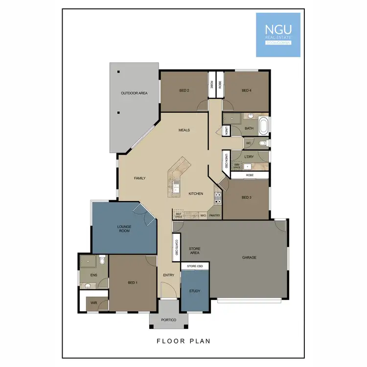 Floorplan of Homely house listing, 98 Shoesmith Road, Westbrook QLD 4350