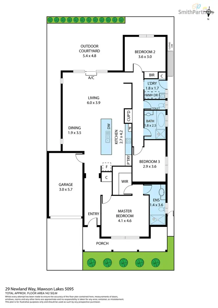 Floorplan of Homely house listing, 29 Newland Way, Mawson Lakes SA 5095