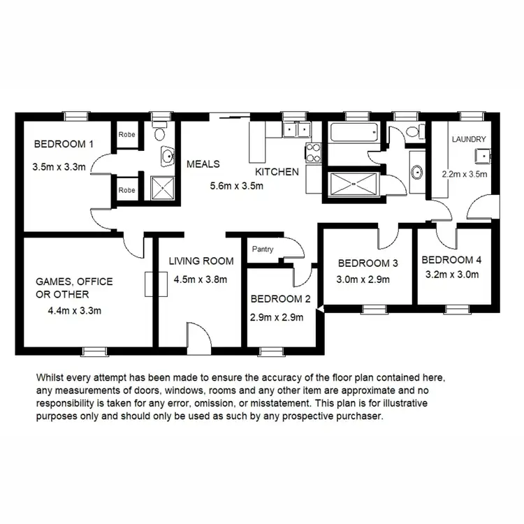 Floorplan of Homely rural property listing, 20 Michaels Road, Quorn SA 5433