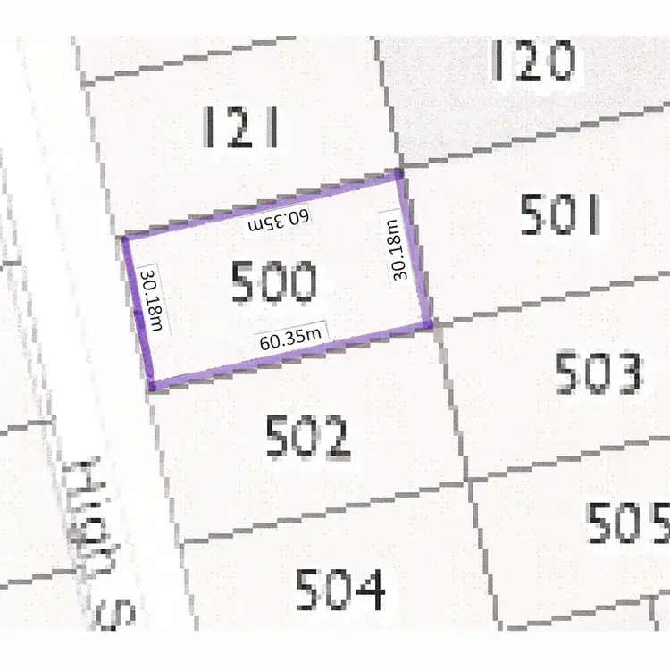 Floorplan of Homely land listing, LOT 500 High Street, Leasingham SA 5452