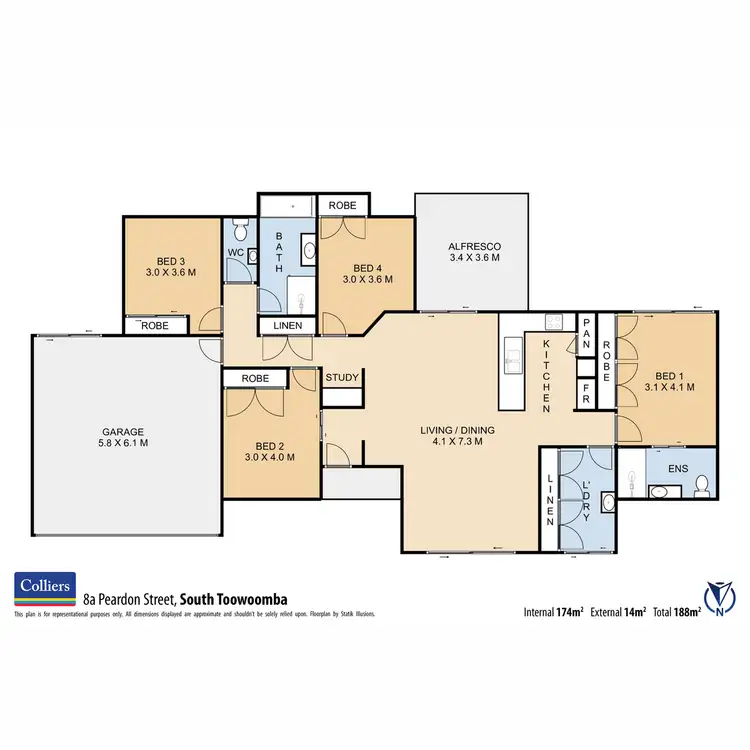 Floorplan of Homely house listing, 8A Peardon Street, South Toowoomba QLD 4350
