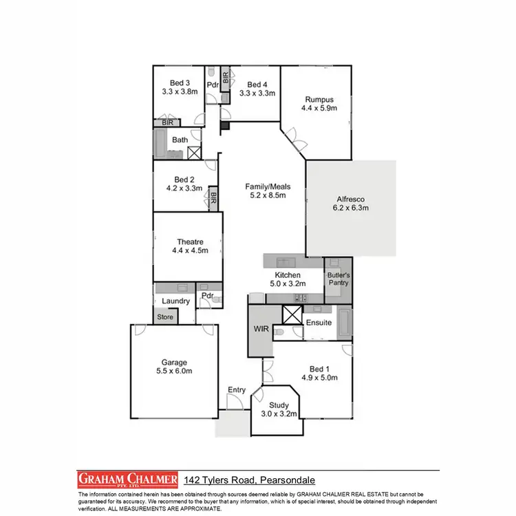 Floorplan of Homely rural property listing, 142 Tylers Road, Pearsondale VIC 3851