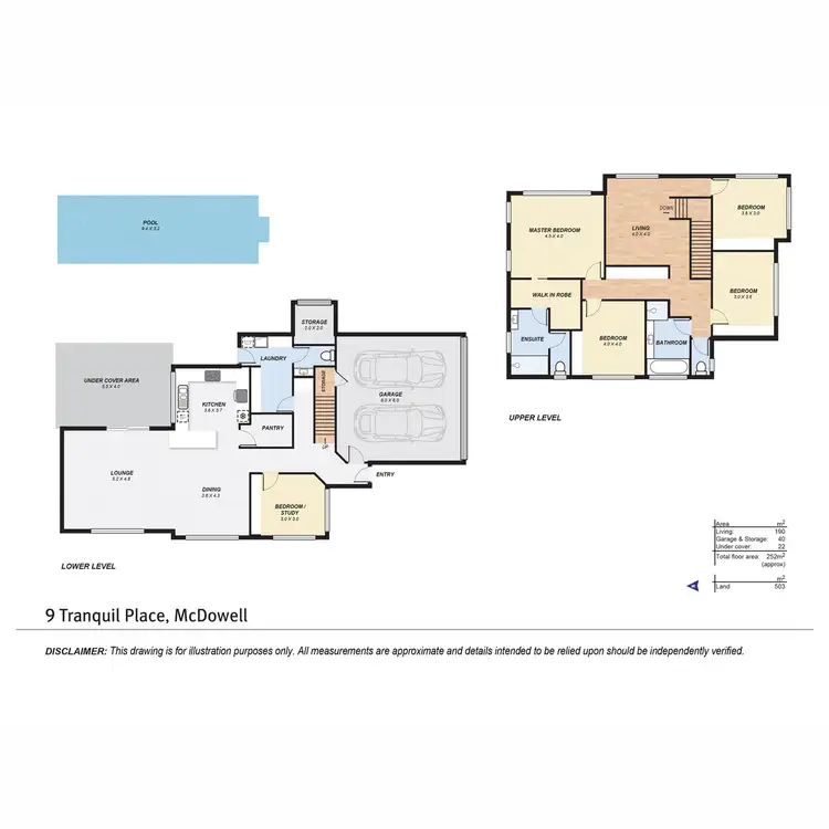 Floorplan of Homely house listing, 9 Tranquil Place, Mcdowall QLD 4053