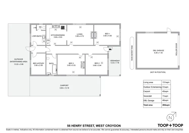 Floorplan of Homely house listing, 56 Henry Street, West Croydon SA 5008