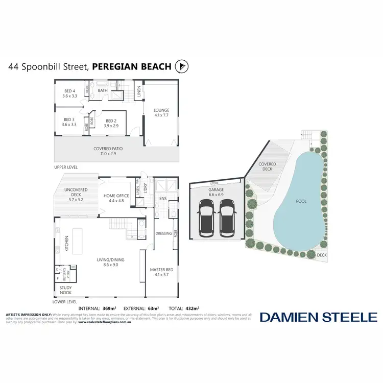 Floorplan of Homely house listing, 44 Spoonbill Street, Peregian Beach QLD 4573