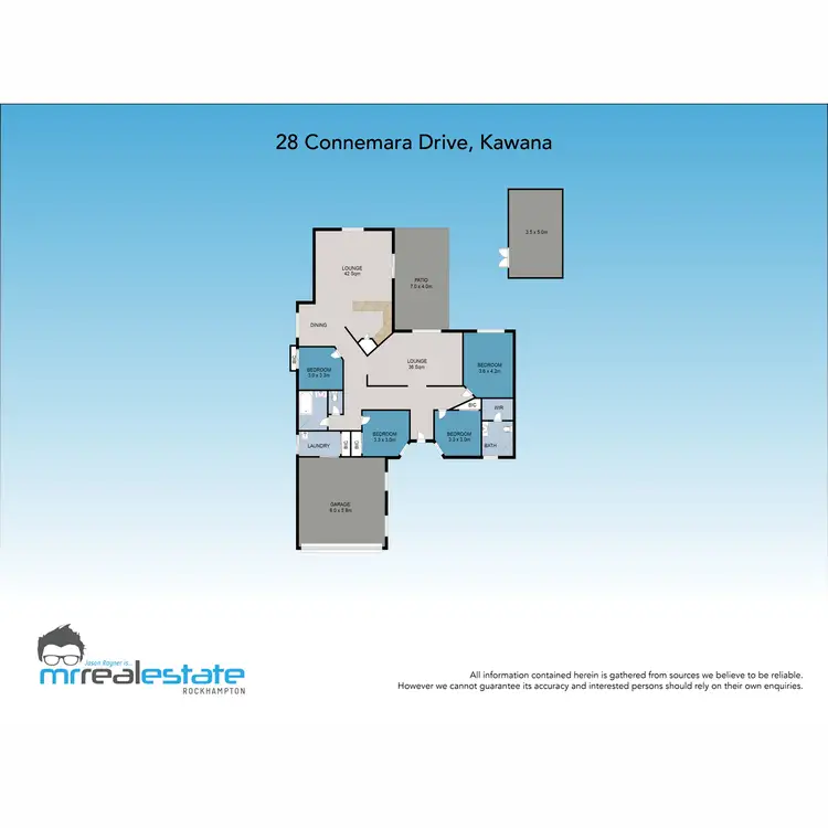 Floorplan of Homely house listing, 28 Connemara Drive, Kawana QLD 4701