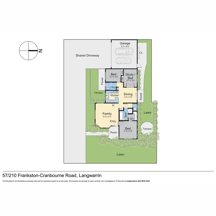 Floorplan of Homely unit listing, 57/210 Cranbourne-Frankston Road, Langwarrin VIC 3910
