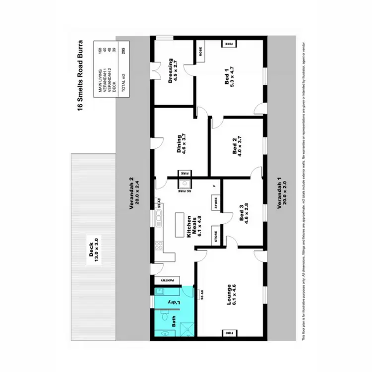 Floorplan of Homely house listing, 16 Smelts Road, Burra SA 5417
