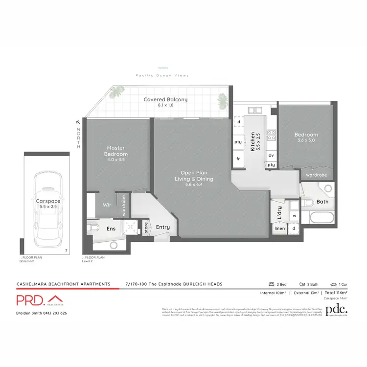 Floorplan of Homely apartment listing, 7/170-180 The Esplanade, Burleigh Heads QLD 4220