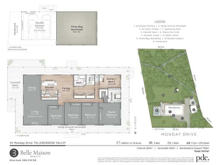 Floorplan of Homely house listing, 42 Monday Drive, Tallebudgera Valley QLD 4228