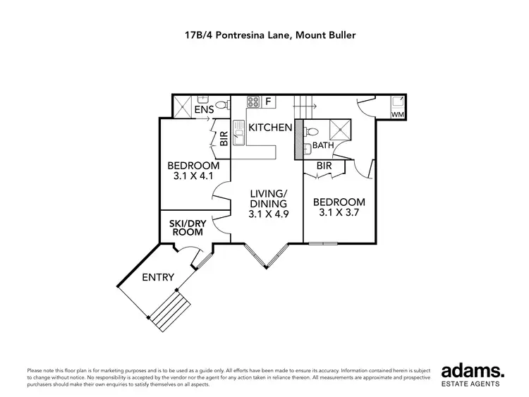 Floorplan of Homely apartment listing, 17B/4 Pontresina Lane, Mount Buller VIC 3723
