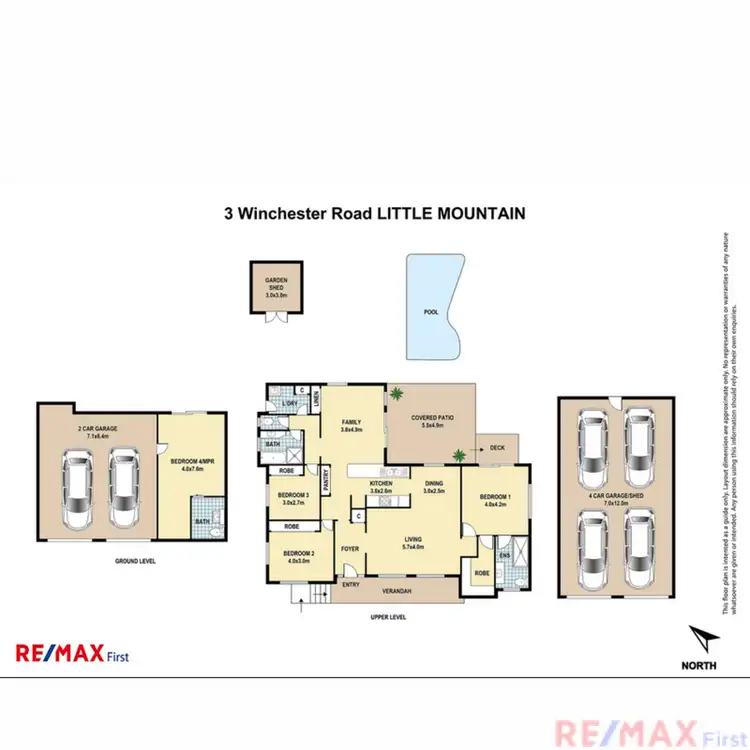 Floorplan of Homely house listing, 3 Winchester Road, Little Mountain QLD 4551