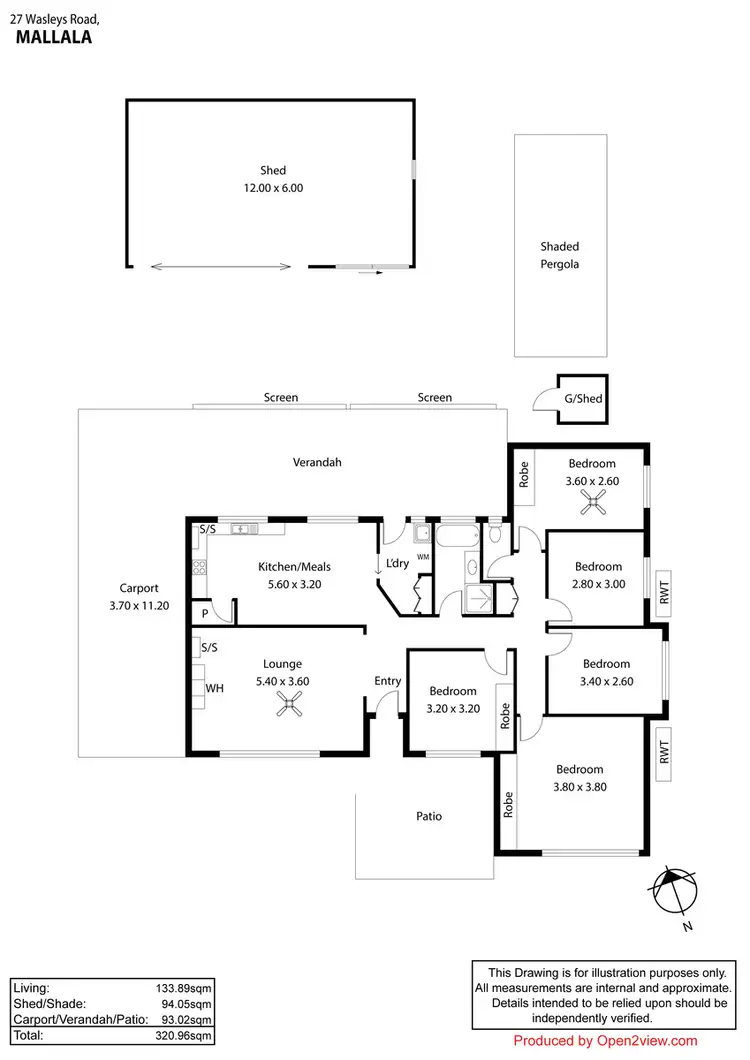 Floorplan of Homely house listing, 27 Wasleys Road, Mallala SA 5502
