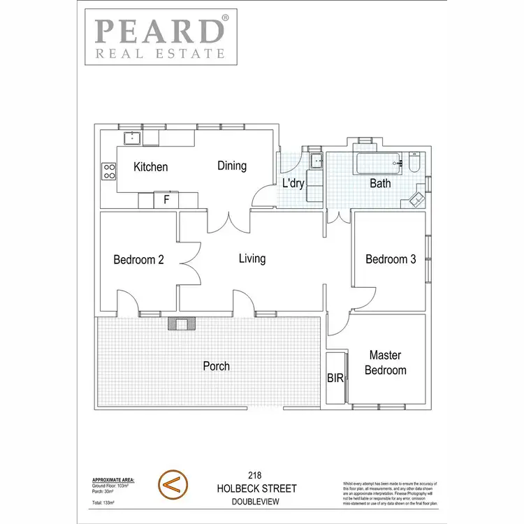 Floorplan of Homely house listing, 218 Holbeck Street, Doubleview WA 6018