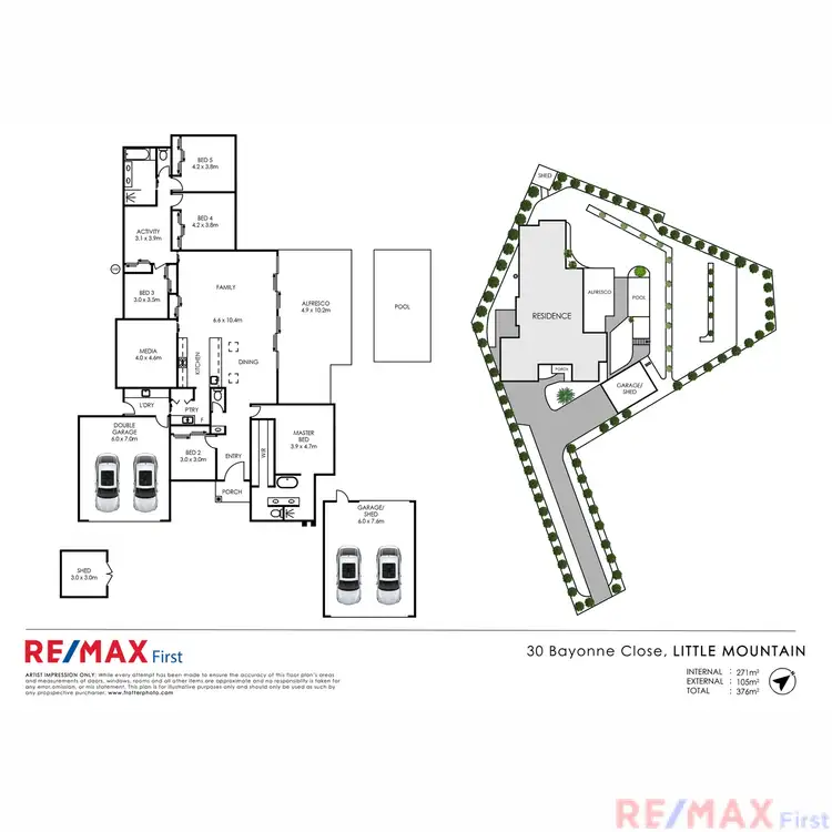 Floorplan of Homely house listing, 30 Bayonne Close, Little Mountain QLD 4551
