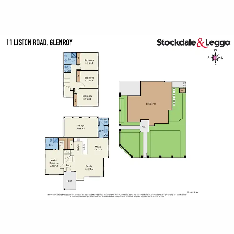 Floorplan of Homely townhouse listing, 11 Liston Road, Glenroy VIC 3046