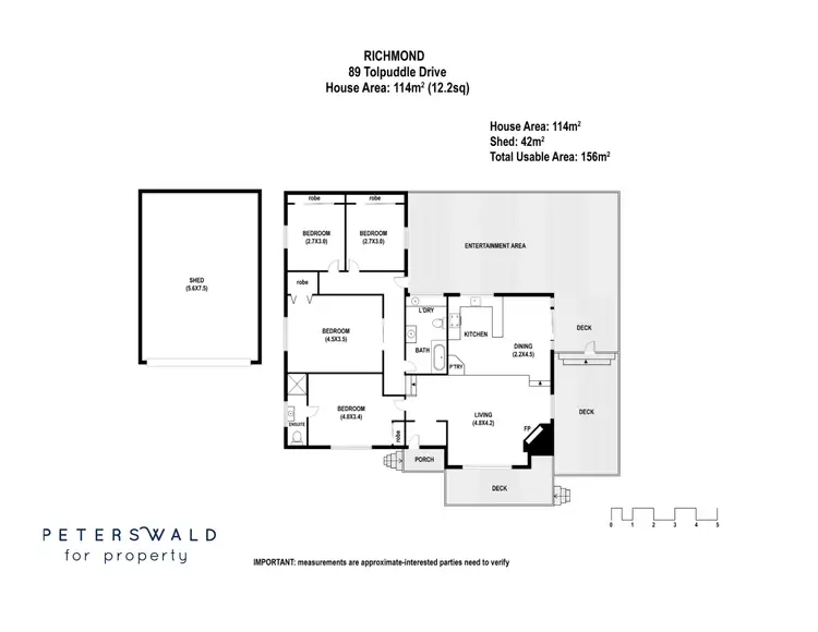 Floorplan of Homely house listing, 89 Tolpuddle Drive, Richmond TAS 7025