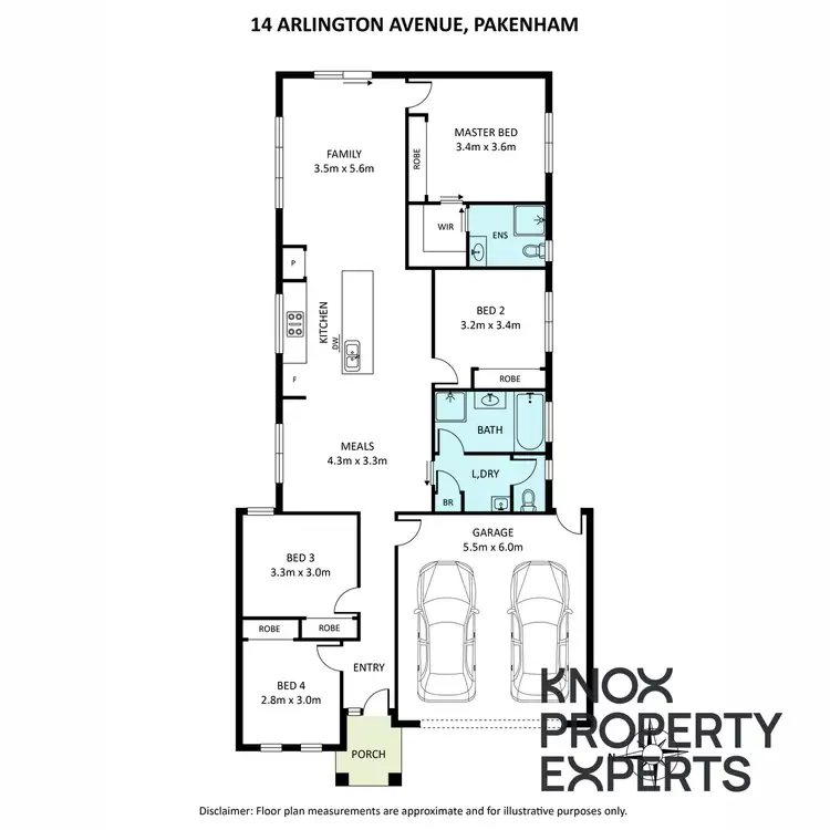 Floorplan of Homely house listing, 14 Arlington Avenue, Pakenham VIC 3810