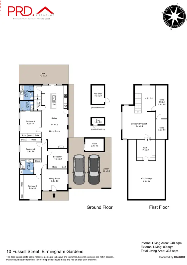 Floorplan of Homely house listing, 10 Fussell Street, Birmingham Gardens NSW 2287