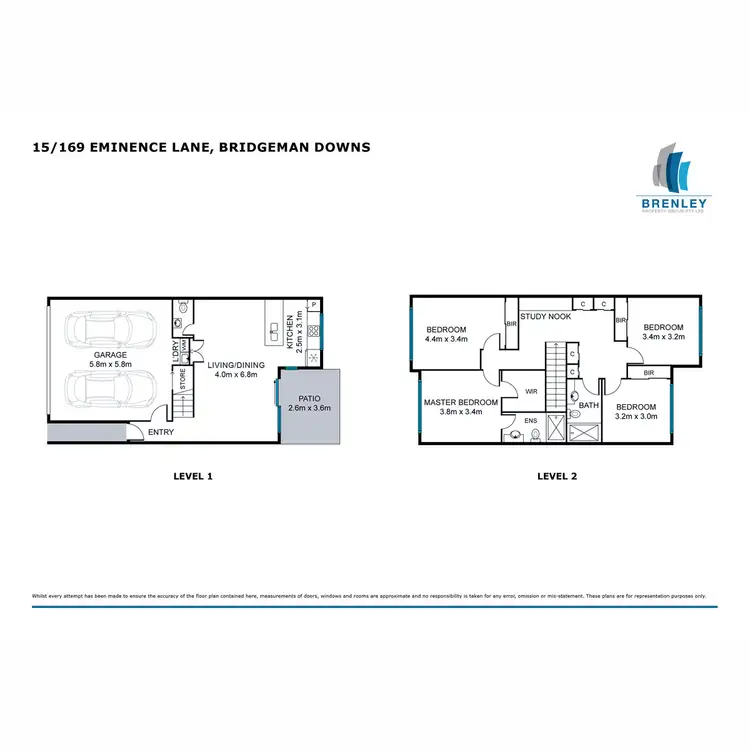 Floorplan of Homely townhouse listing, 15/19 Eminence Lane, Bridgeman Downs QLD 4035