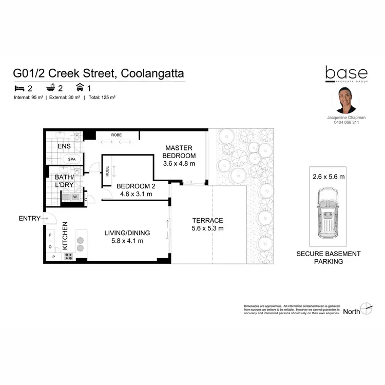 Floorplan of Homely apartment listing, G01/2 Creek Street, Coolangatta QLD 4225