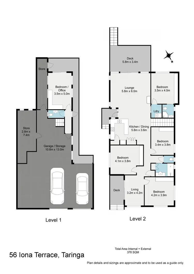 Floorplan of Homely house listing, 56 Iona Terrace, Taringa QLD 4068
