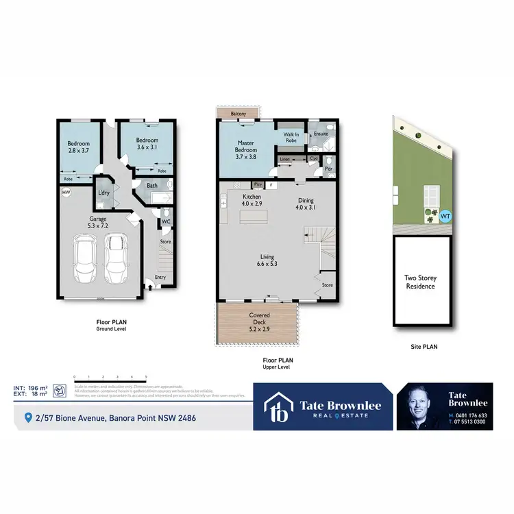 Floorplan of Homely townhouse listing, 2/57 Bione Avenue, Banora Point NSW 2486