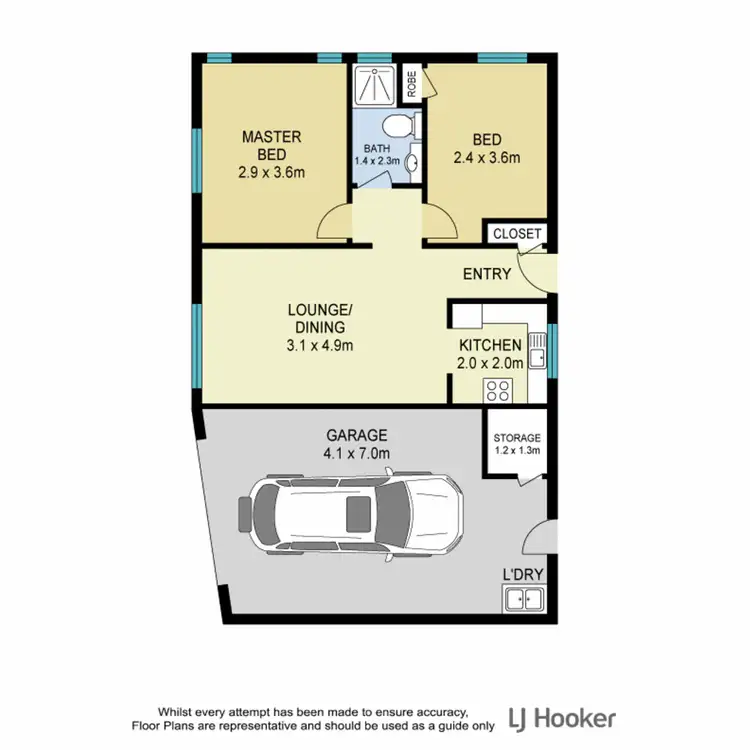 Floorplan of Homely unit listing, 1/37 Rowell Street, Zillmere QLD 4034