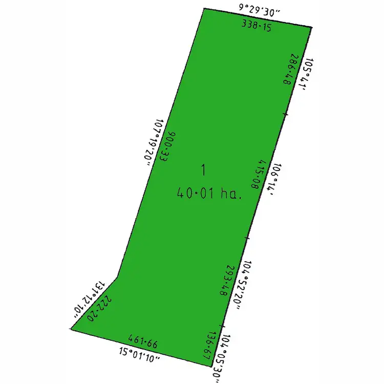 Floorplan of Homely land listing, 2171 Seaspray Road, Seaspray VIC 3851