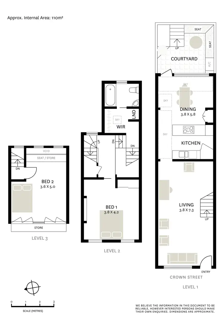 Floorplan of Homely terrace listing, 196 Crown Street, Darlinghurst NSW 2010