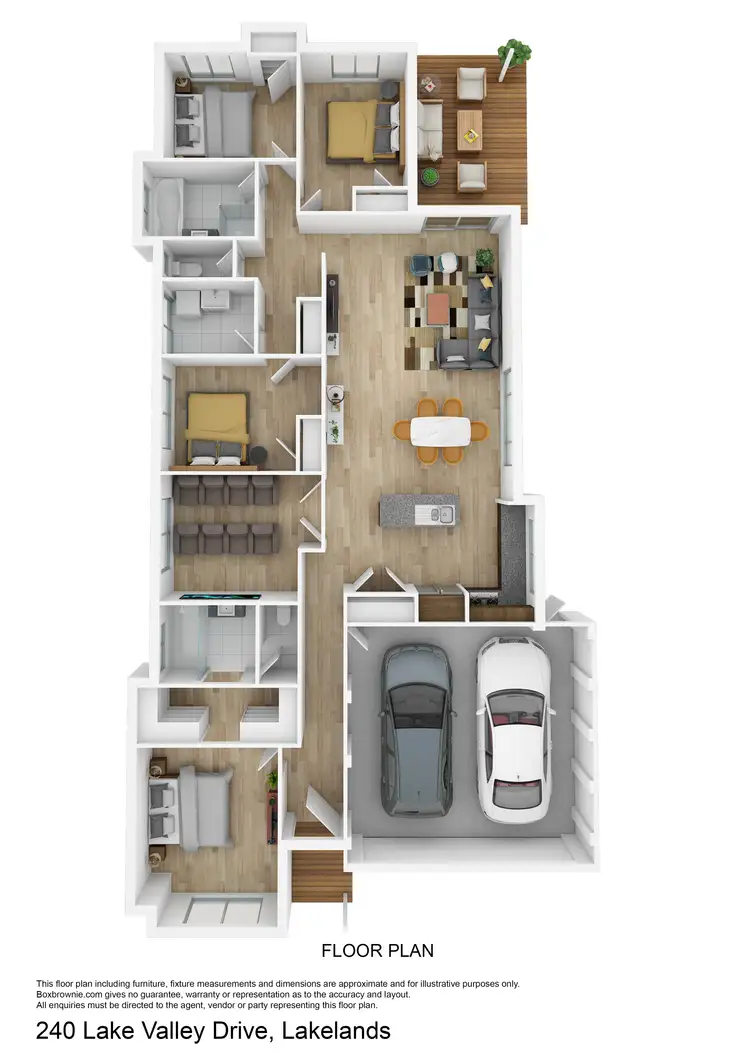 Floorplan of Homely house listing, 240 Lake Valley Drive, Lakelands WA 6180