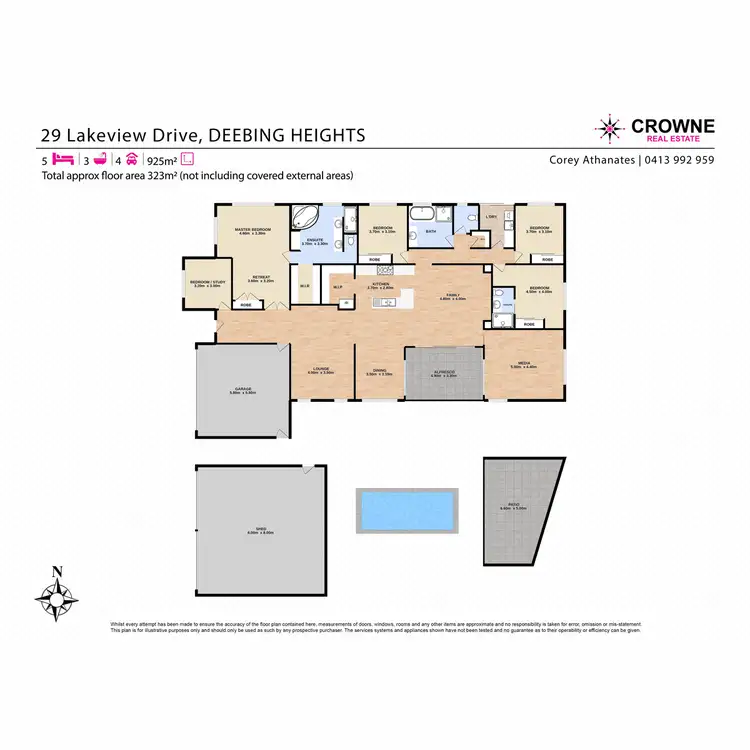 Floorplan of Homely house listing, 29 Lakeview Drive, Deebing Heights QLD 4306