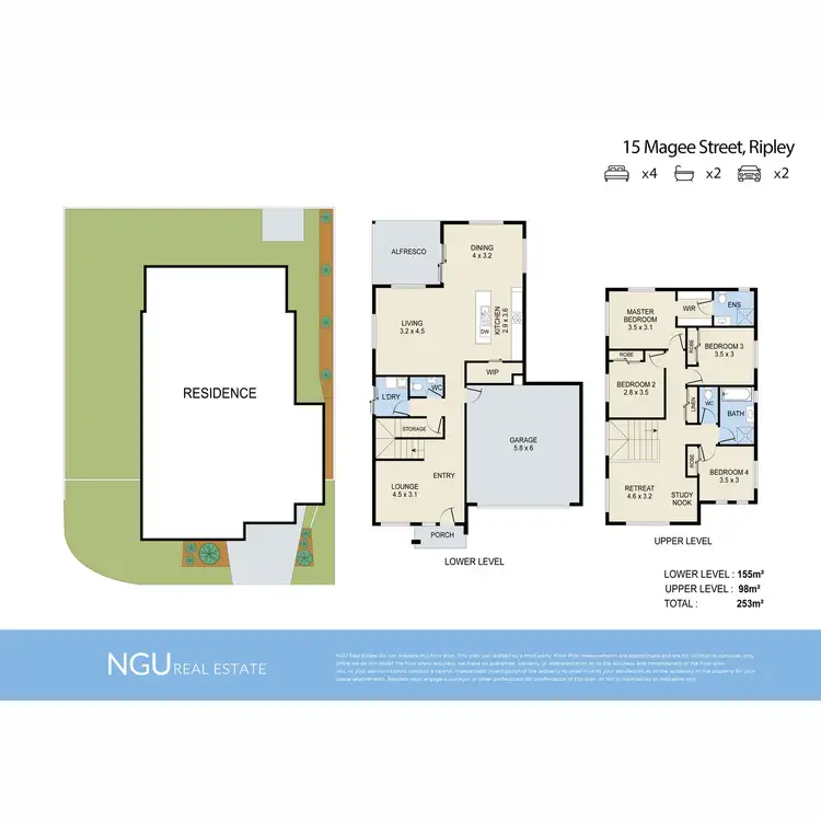 Floorplan of Homely house listing, 15 Magee Street, Ripley QLD 4306