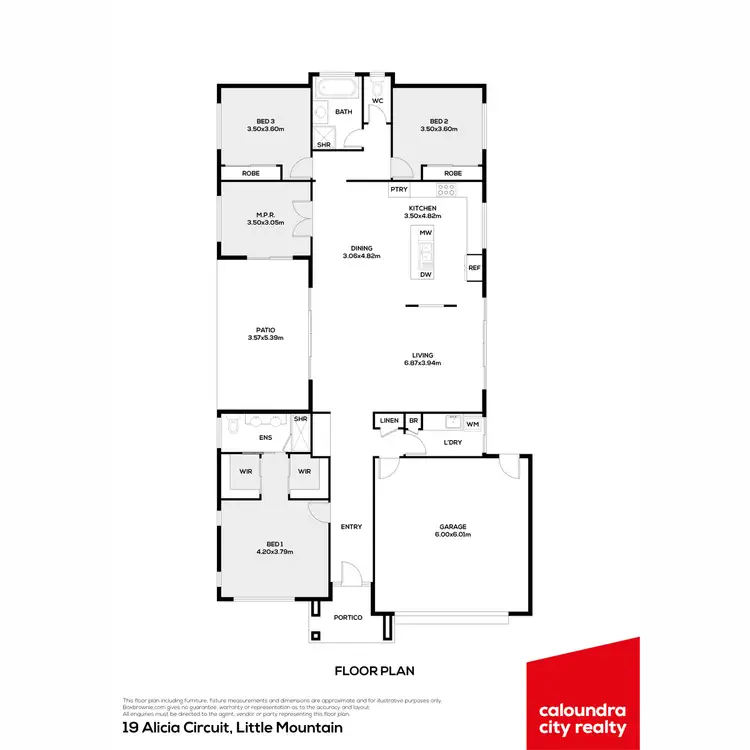 Floorplan of Homely house listing, 19 Alicia Circuit, Little Mountain QLD 4551