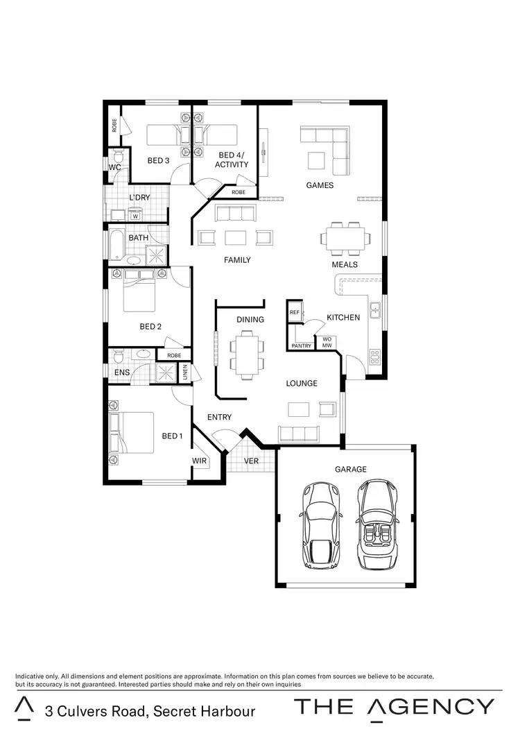 Floorplan of Homely house listing, 3 Culvers Road, Secret Harbour WA 6173