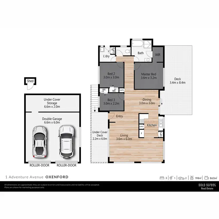 Floorplan of Homely house listing, 1 Adventure Avenue, Oxenford QLD 4210