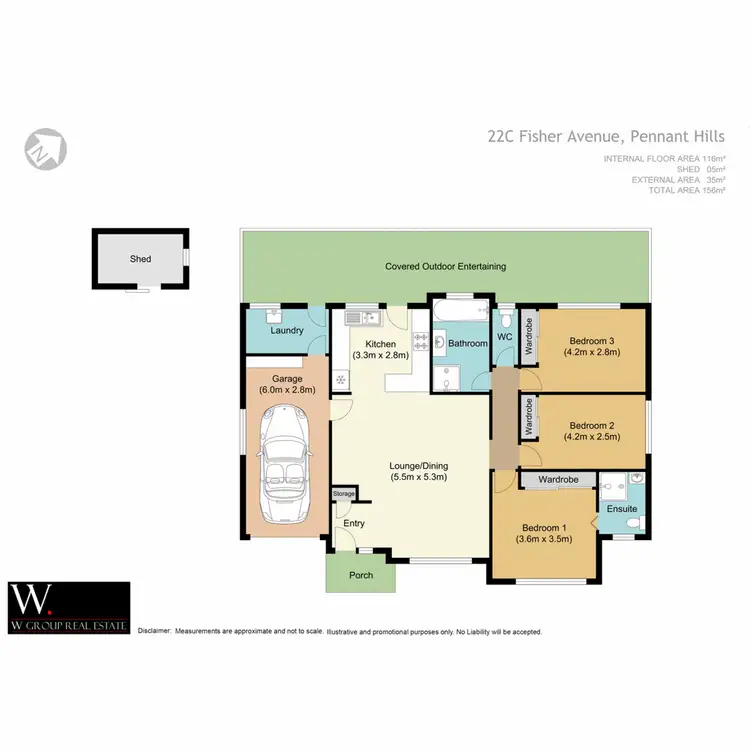 Floorplan of Homely house listing, 22c Fisher Avenue, Pennant Hills NSW 2120