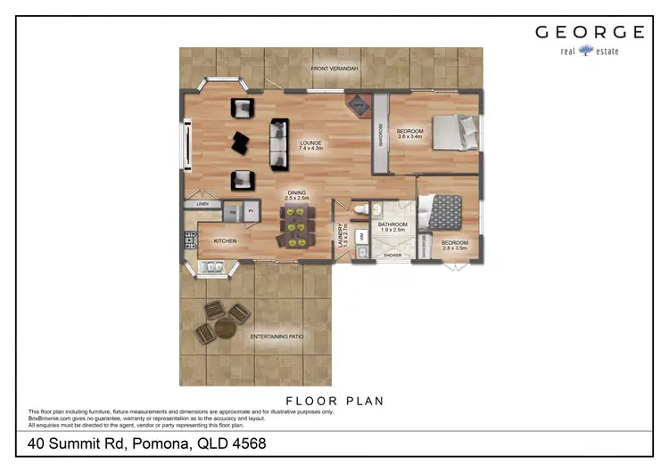 Floorplan of Homely house listing, 40 Summit Road, Pomona QLD 4568