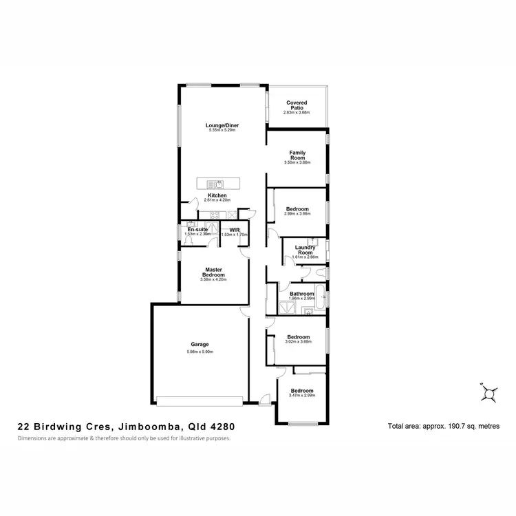 Floorplan of Homely house listing, 22 Birdwing Crescent, Flagstone QLD 4280