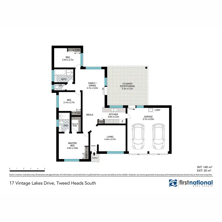 Floorplan of Homely house listing, 17 Vintage Lakes Drive, Tweed Heads South NSW 2486