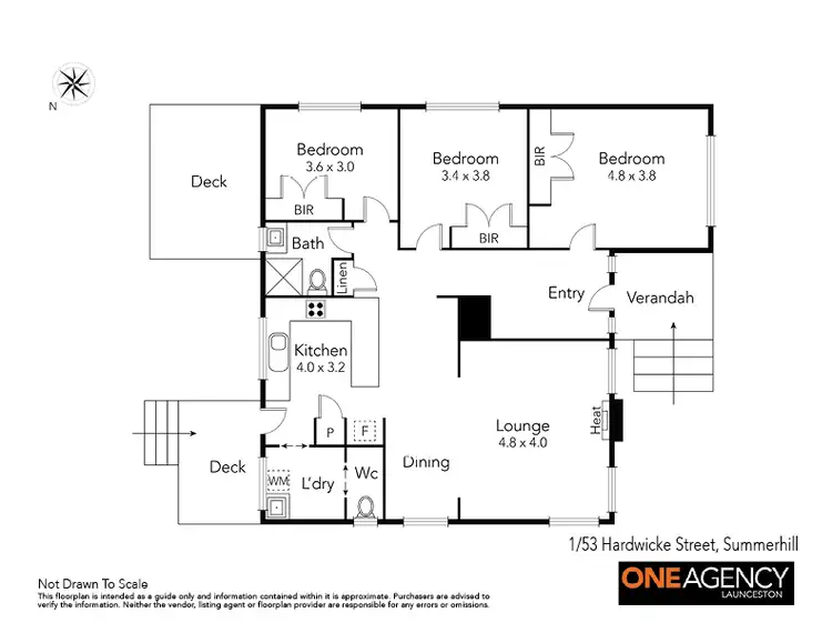 Floorplan of Homely house listing, 53a Hardwicke Street, Summerhill TAS 7250
