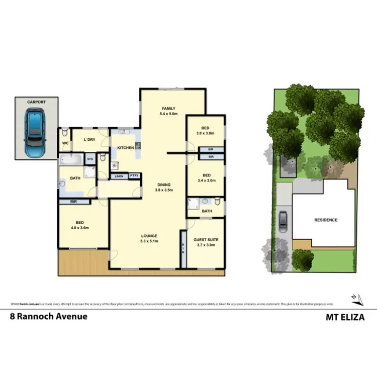 Floorplan of Homely house listing, 8 Rannoch Avenue, Mount Eliza VIC 3930