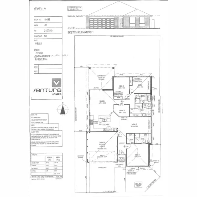 Floorplan of Homely house listing, 2 Koel Way, Broadwater WA 6280