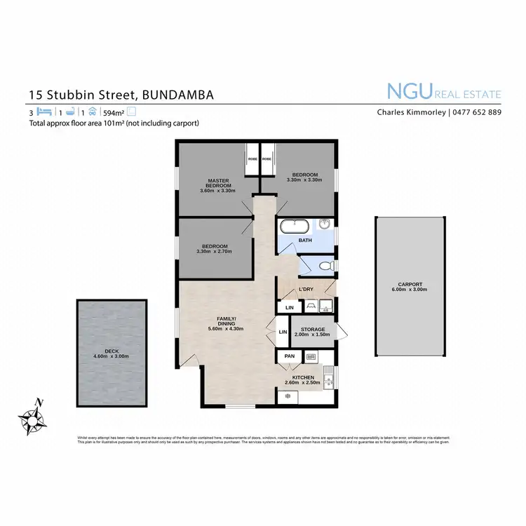 Floorplan of Homely house listing, 15 Stubbin Street, Bundamba QLD 4304